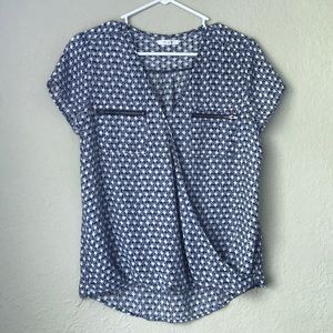 Maurice’s wrap front blouse